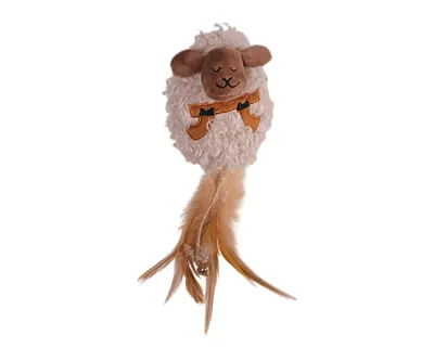 Vadigran Pluche Tiggy Schaap Katten speelgoed - Bruin