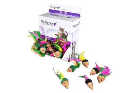 Vadigran Pluchen Muis Kat speelgoed