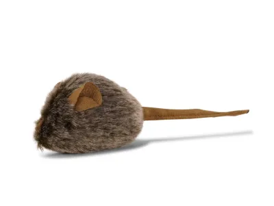 Vadigran Pluche Piepende Muis - Bruin