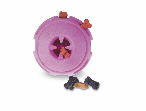 Speelgoed hond TPR bal Red Frutti 8cm