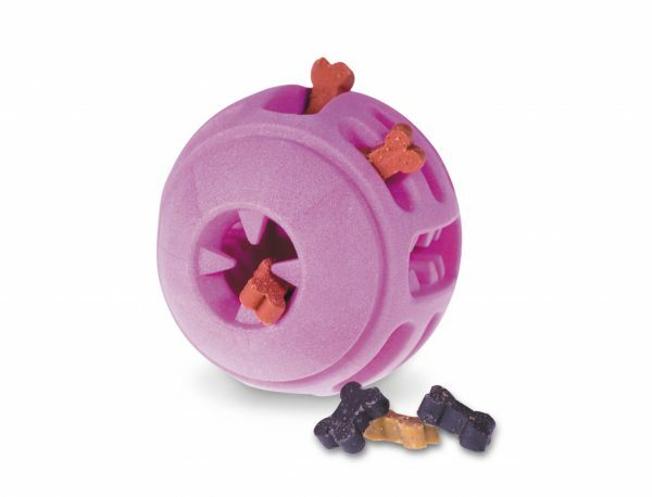 Speelgoed hond TPR bal Red Frutti 8cm