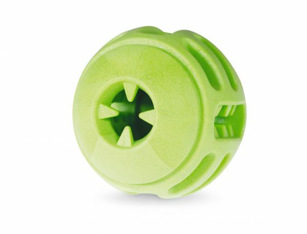 Speelgoed hond TPR bal Green Apple 8cm