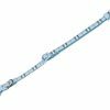 Halsband hond nylon Schotse Ruit blauw10mmx20-35cm