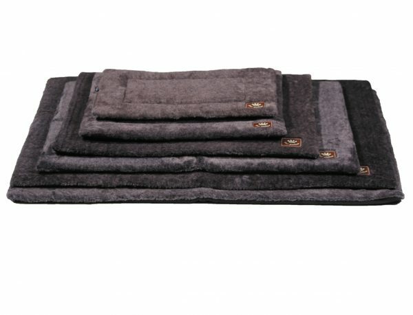 Platte matras Coban donkergrijs 90x58cm