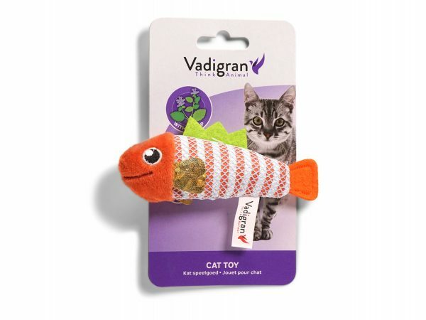 Speelgoed kat vis Stripy 11cm