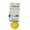 Speelgoed hond TPR bal touw Yellow Vanilla 6,3cm