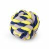 Katoenen bal blauw-geel 50g Ø5,5cm