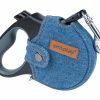 Ami Hoes Leiband Denim intrekbaar blauw L