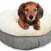 AFP Lambswool Donut Bed TAN Beige