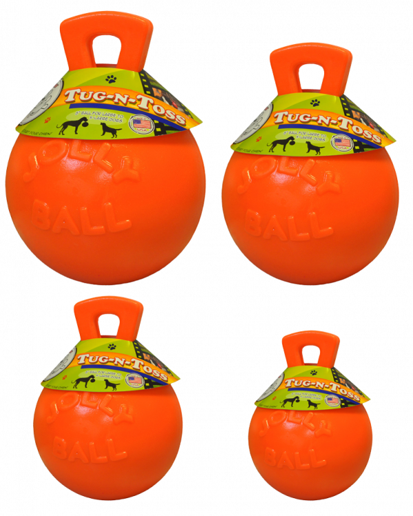 Jolly Tug-n-Toss 15 cm Oranje (Vanillegeur)