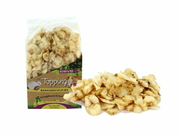 ESVE Topping Banaanschijfjes Knaagdier 125g