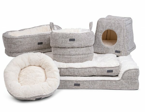 Sofa bed Alys beige/wit 110x90x22cm
