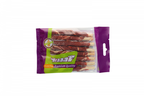 Braaaf Rollsticks 12 cm beef and fish