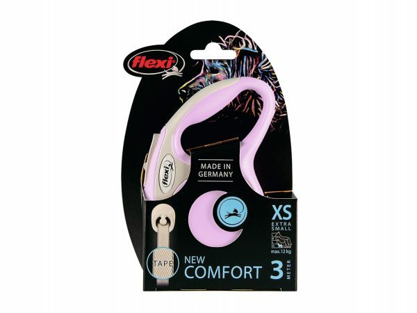 Flexi New Comfort XS (riem 3m) roze