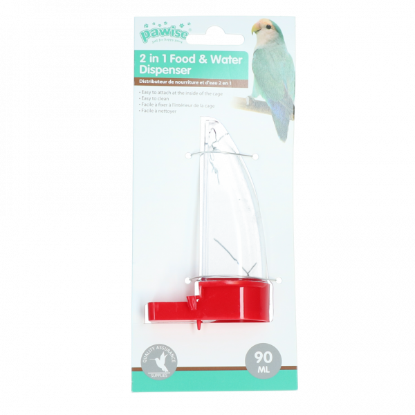 Pawise Bird feeder,90 ml/12 cm