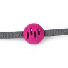 Speelgoed hond TPR fetch snack toy roze bal 23cm