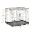 Draadkooi Dog Cottage zwart 91x57x62cm