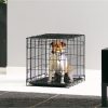 Draadkooi Dog Cottage zwart 50x30x36cm