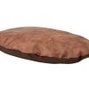 Kussen Snooze lederbruin 88x59cm XL