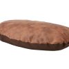 Kussen Snooze lederbruin 71x48cm L