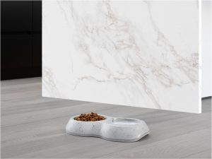 Eetpot Delice dubbel Marble 2x 0,2L-Ø15cm