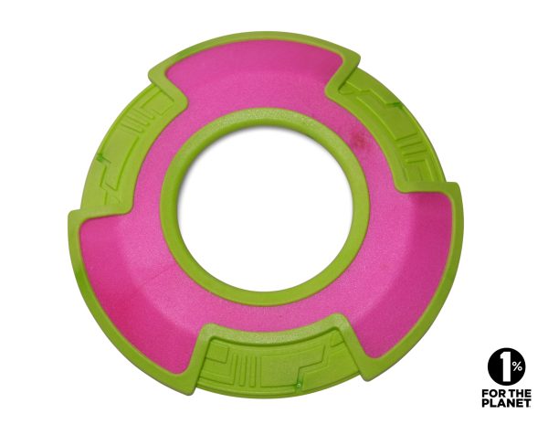 Speelgoed hond TPR Frisbee roze 23cm