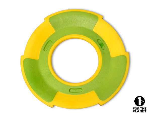 Speelgoed hond TPR Frisbee groen 23cm